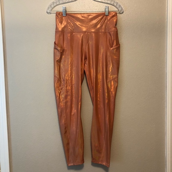 Fabletics PureLuxe high waisted iridescent 7/8 legging with pockets size medium - Picture 1 of 5